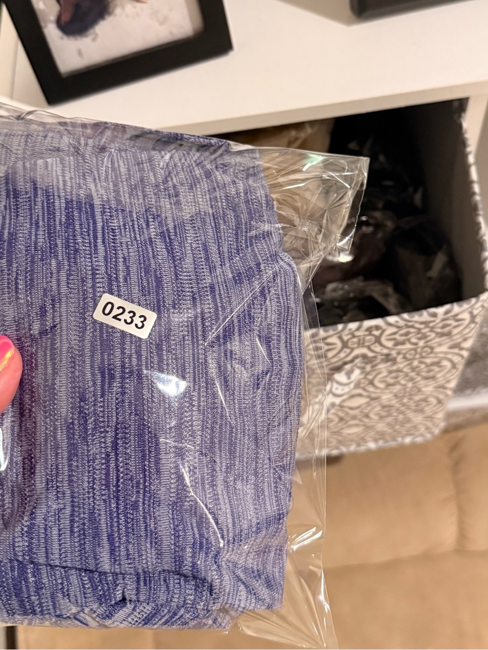 Tuff Athletics Purple Heather Short Sleeve Tee with Side Ties - Picture 8 of 8